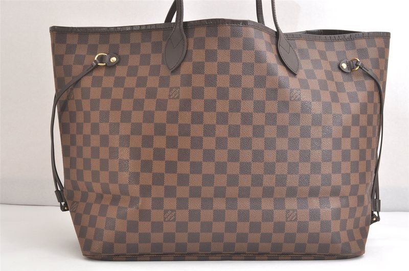Louis Vuitton Damier Neverfull GM Shoulder Tote Bag N51106 LV 2739n