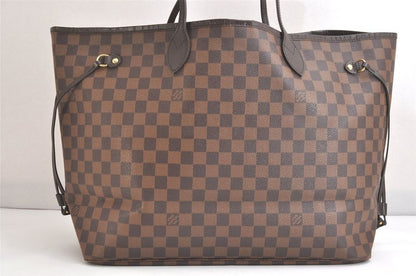 Louis Vuitton Damier Neverfull GM Shoulder Tote Bag N51106 LV 2739n