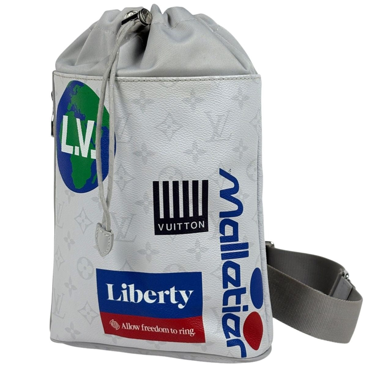Louis Vuitton Chalk Sling Bag Monogram White