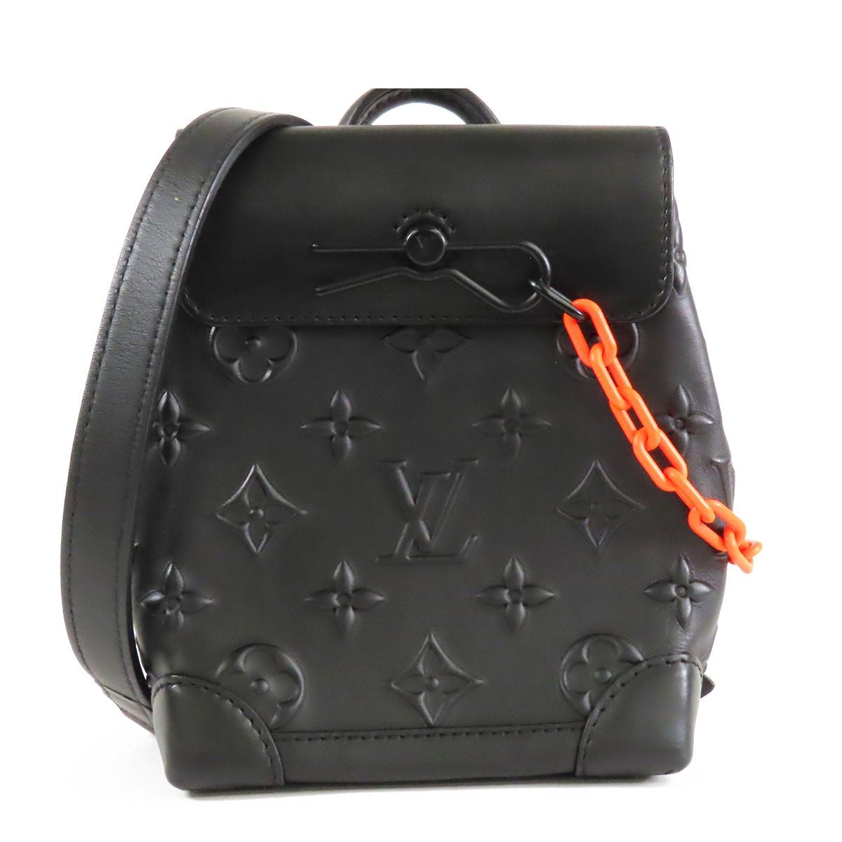 Louis Vuitton Steamer XS Black Monogram Seal Shoulder Bag