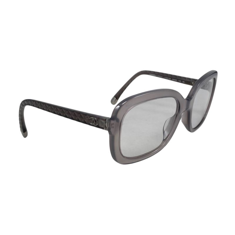 Em0719 Chanel Matelasse Coco Clear Sunglass Es 5329-a