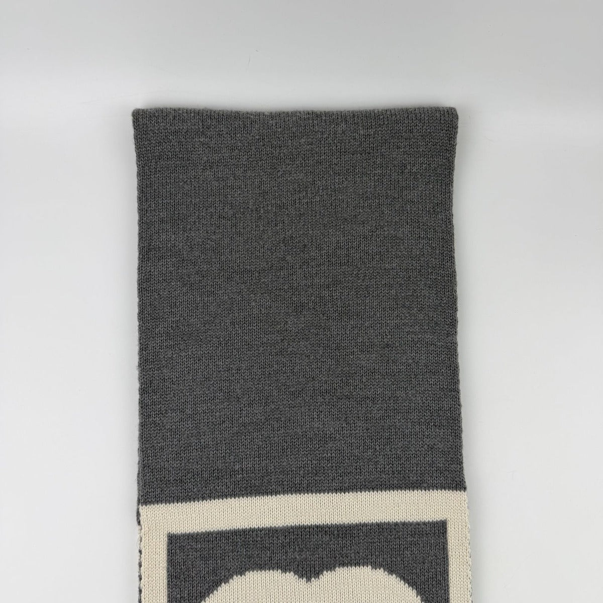 Chanel CC Logo Scarf Wool Silk Two — view 2