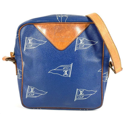 Louis Vuitton Shoulder Bag Sac San Diego M80010 Leather Blue