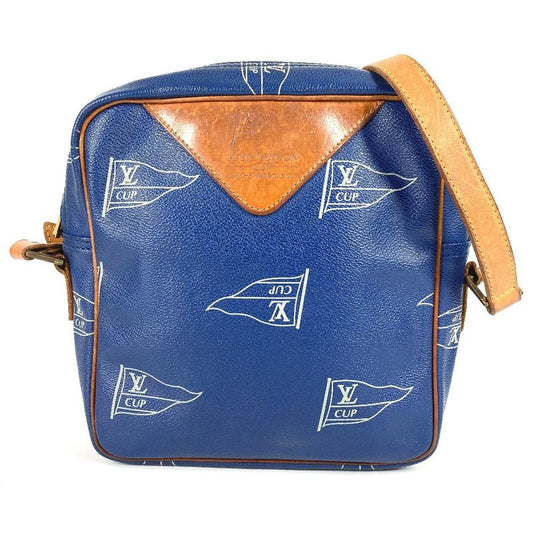 Louis Vuitton Shoulder Bag Sac San Diego M80010 Leather Blue