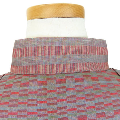 Christian Dior Blouse Long Sleeve Top M - Purple Gray Brown Multicolor Total