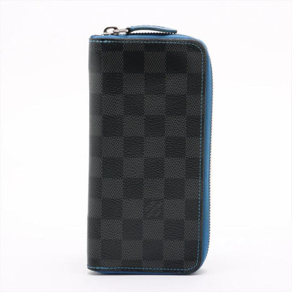 Louis Vuitton Damier Graphite Portefeuille Vasco N64031 Leather Long Wallet
