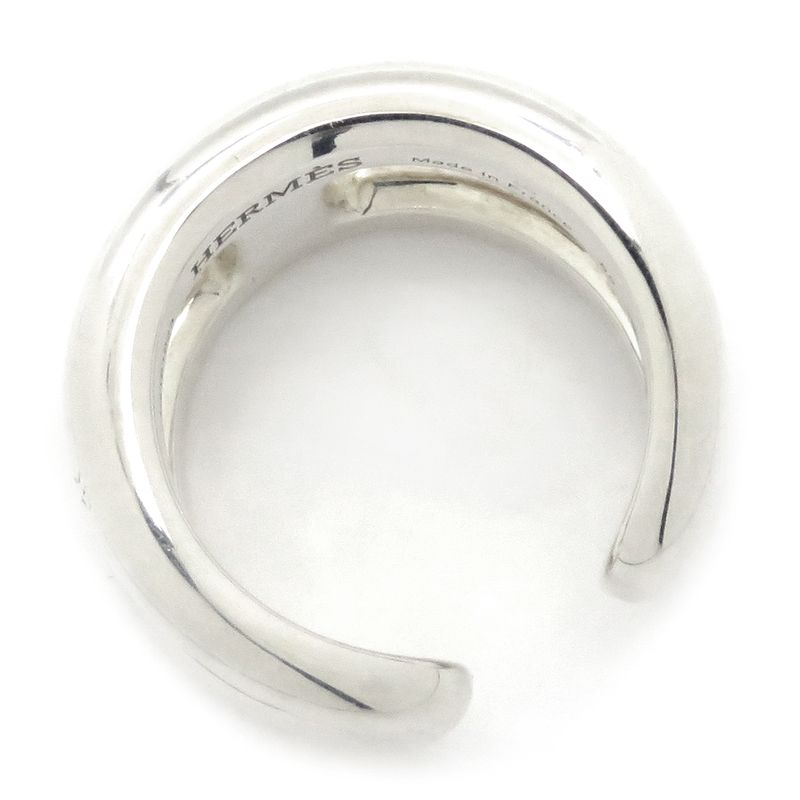 Hermes Ring Ozmoz GM Silver 925 Silver #55(jp15) Accessories Ag925 H Motif #15