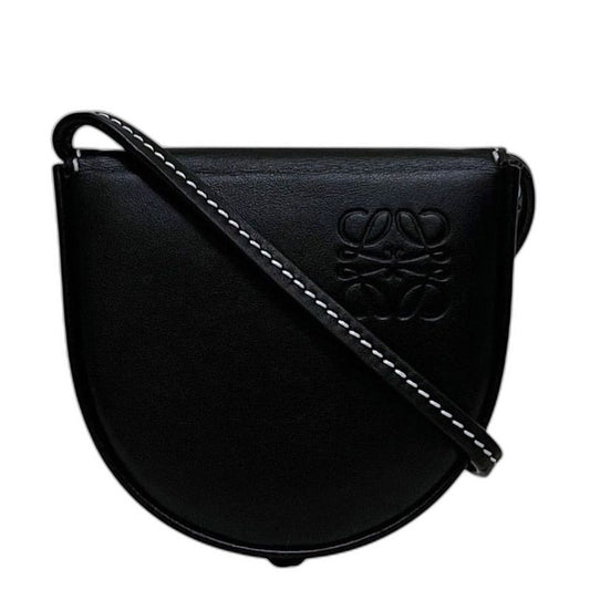 Loewe Pouch Heel Black Anagram Leather Bag