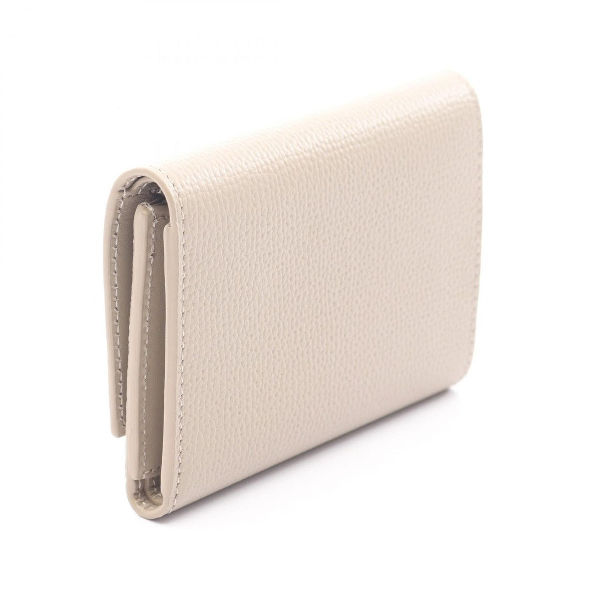 Loewe Trifold Wallet Anagram Vertical Small Gray Leather — view 2