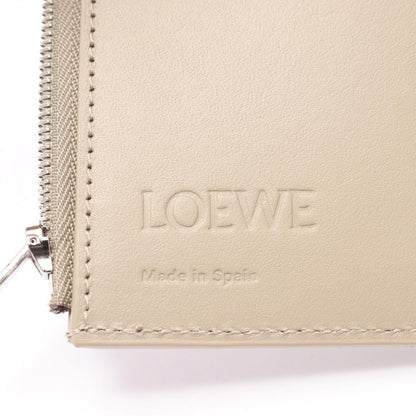 Loewe Trifold Wallet Anagram Vertical Small Gray Leather — view 5