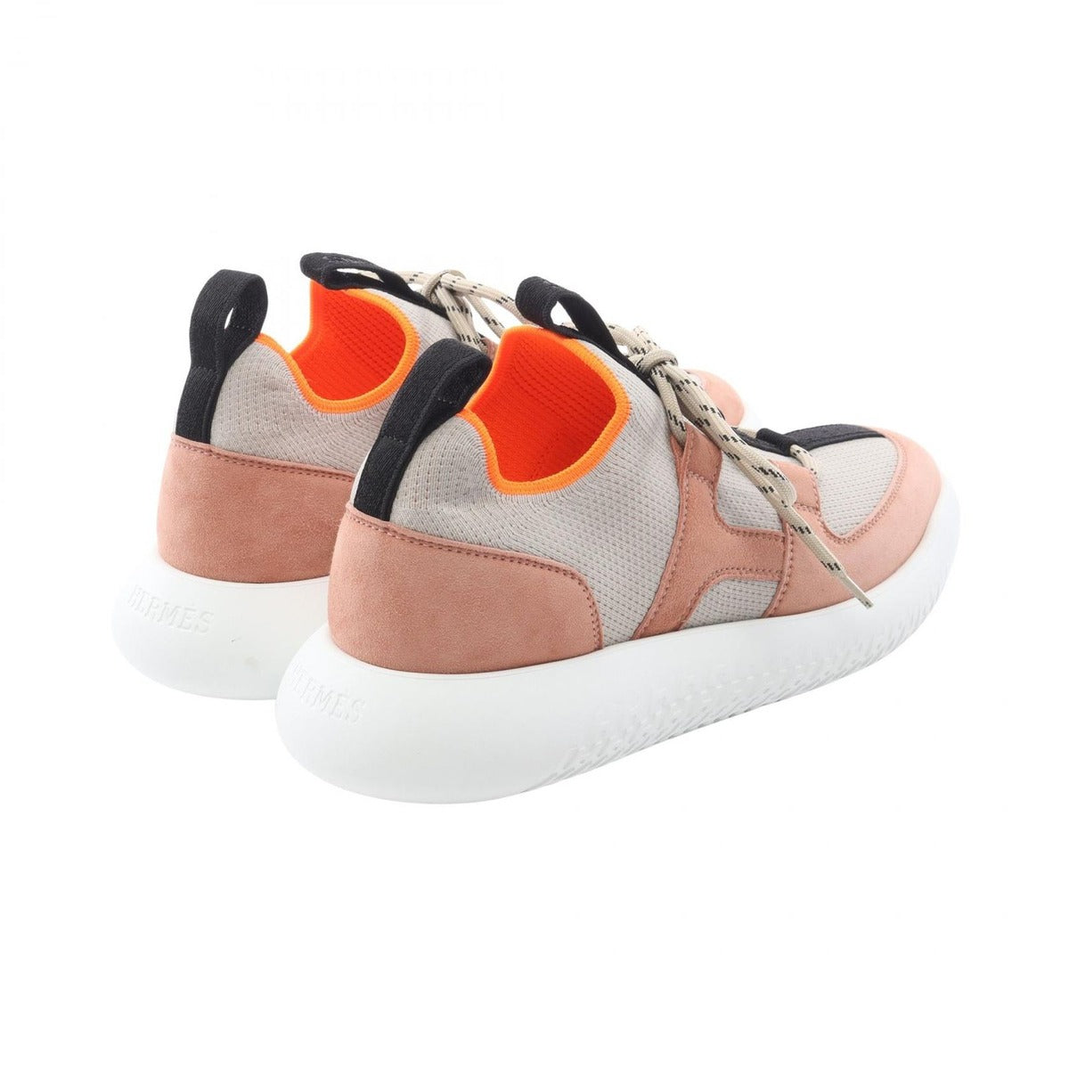 Hermes Slip on Duel Fabric Suede Sneakers — view 2