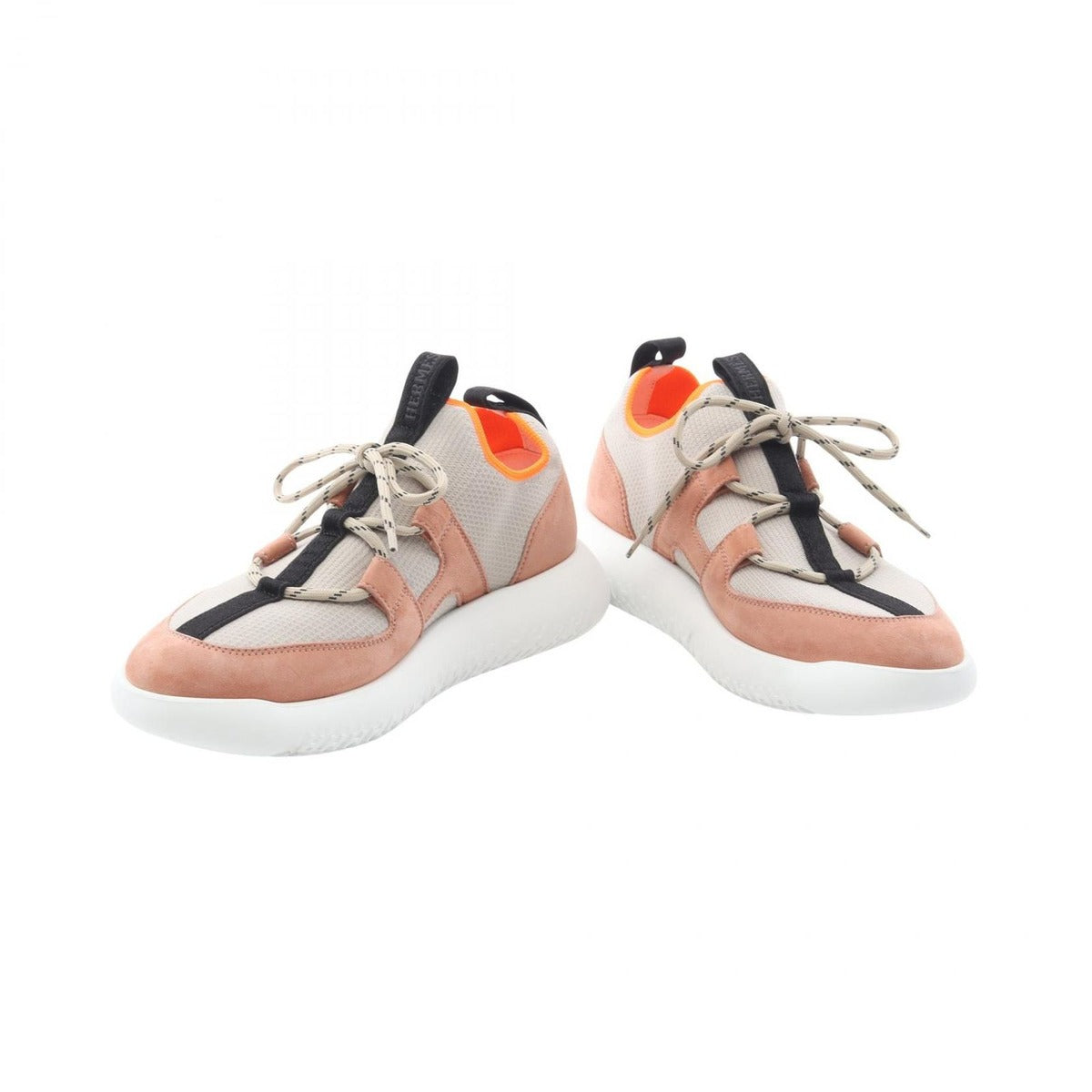 Hermes Slip on Duel Fabric Suede Sneakers — view 3