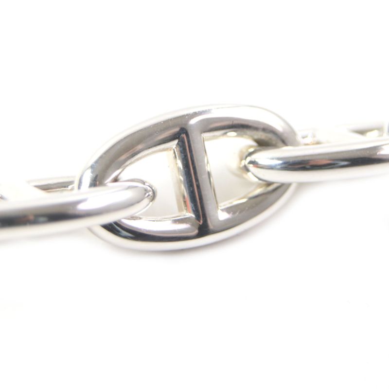  Hermes 2023 23g445296 Chaine D'ancre GM 16-frame Chain Bracelet Ag925 Silver