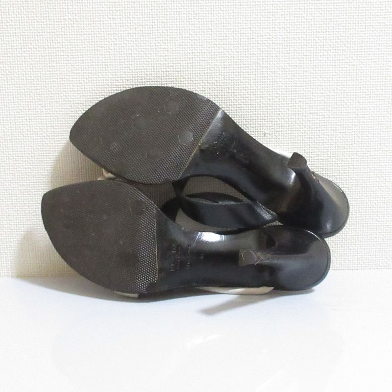 Good Prada Color Scheme Leather Strap Sandals Mules Size 36 Approx 23cm