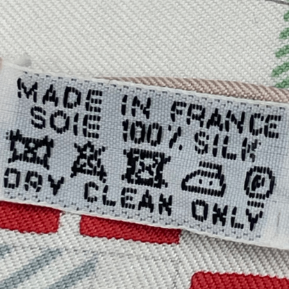 Hermes Carre 90 Silk Scarf EX Libris A Carreaux EX Libris Check Carriage H Logo