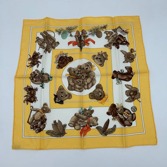 Hermes Carre 45 Petit Yellow Friends of the Scarf