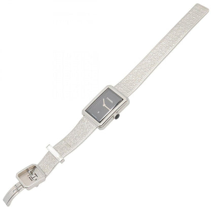 Chanel Watch Boyfriend Tweed Black Stainless Steel — view 4