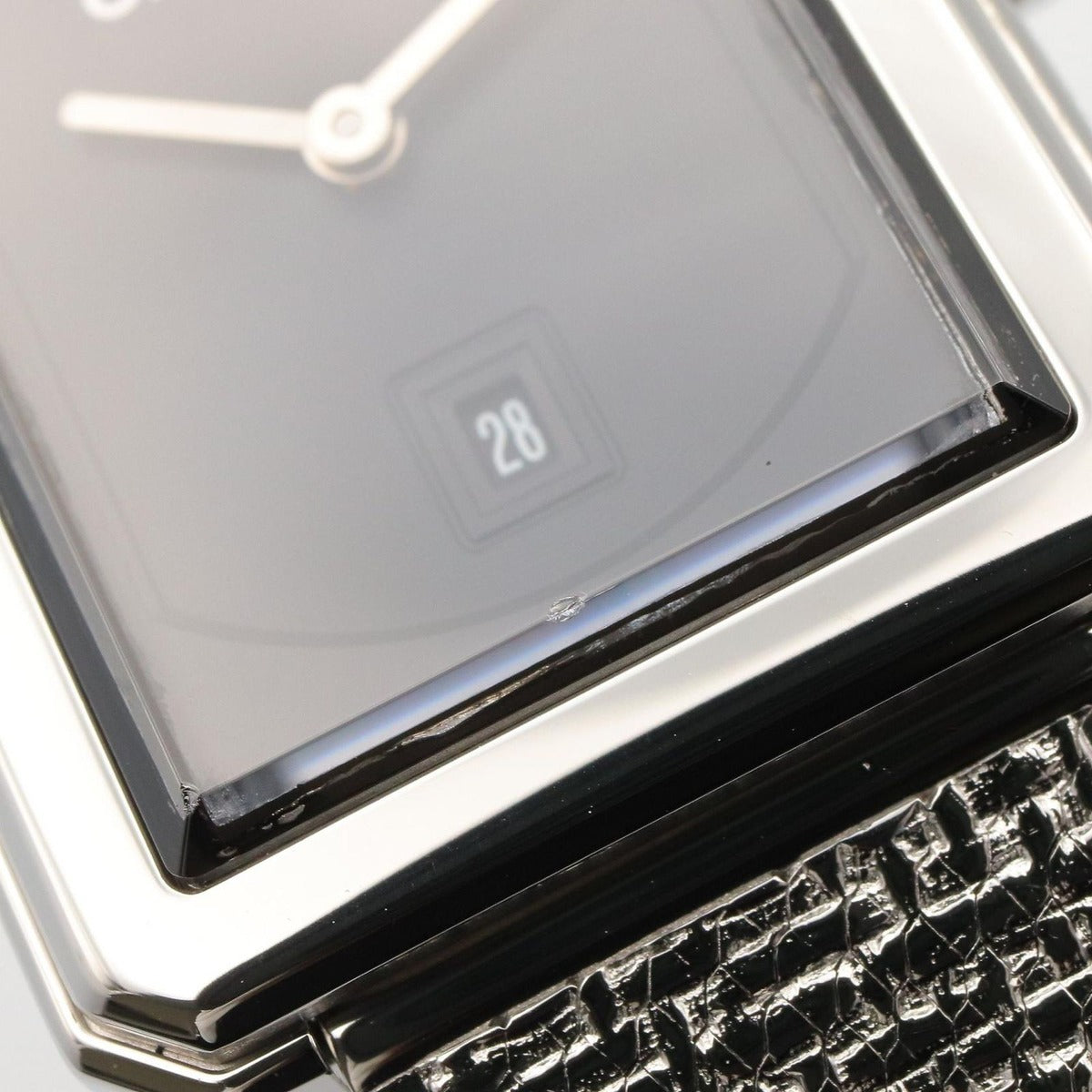 Chanel Watch Boyfriend Tweed Black Stainless Steel — view 9