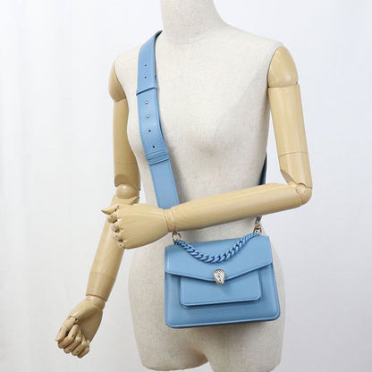 Bvlgari Bulgari 2WAY Serpenti Forever Crossbody Shoulder Bag Leather Women