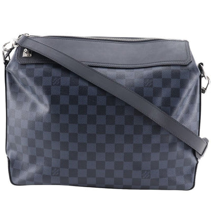 Louis Vuitton Greenwich Messenger N41348 X Damier Cobalt Black/navy Blue Men's