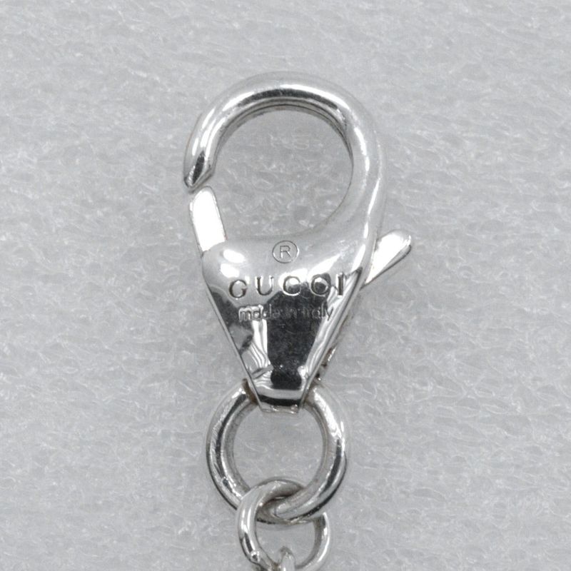 Gucci Double G 925 Silver And Mother-of-pearl Ladies 6.3g Bracelet