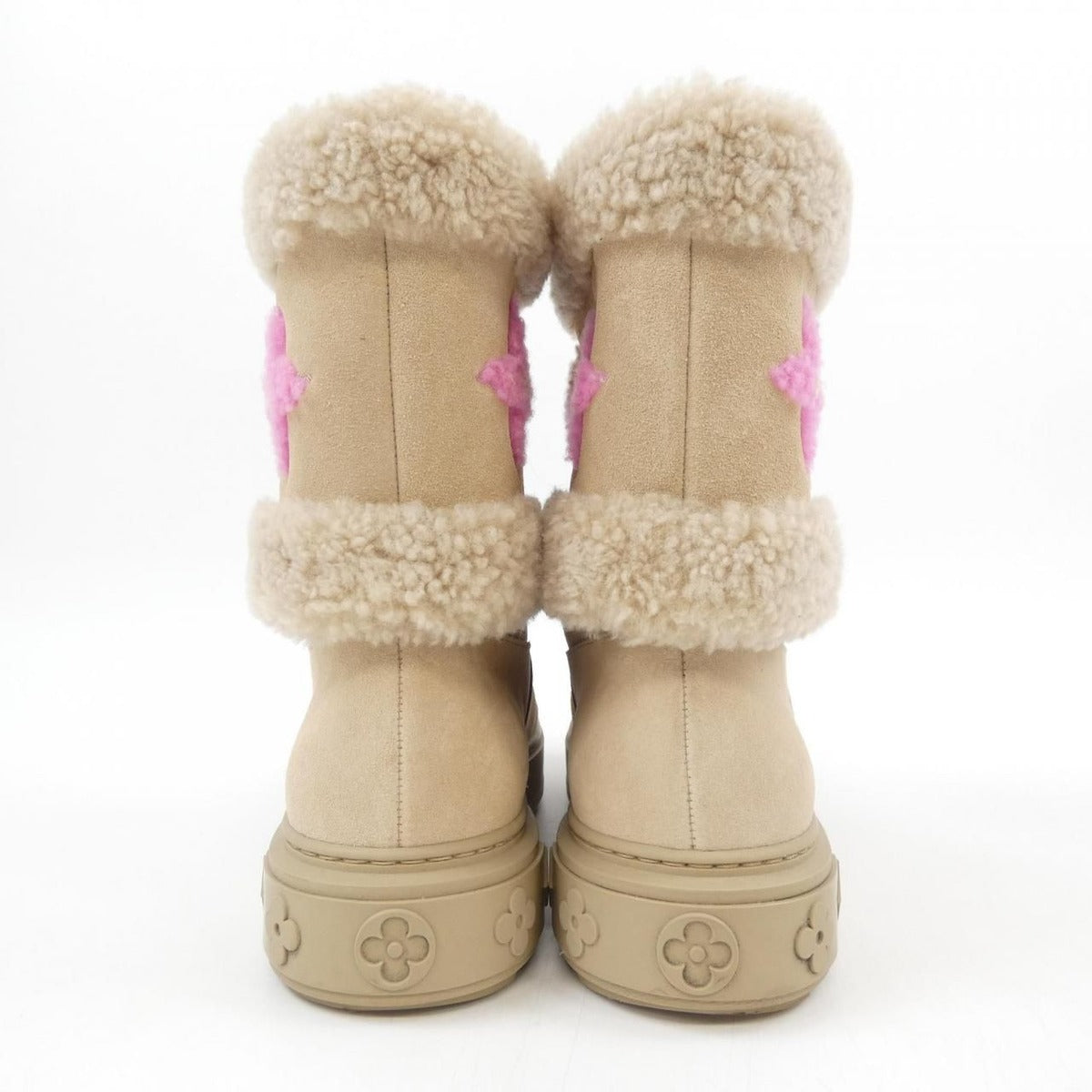 Louis Vuitton LV Initial Monogram Flower Snowdrop Line Boots — view 5