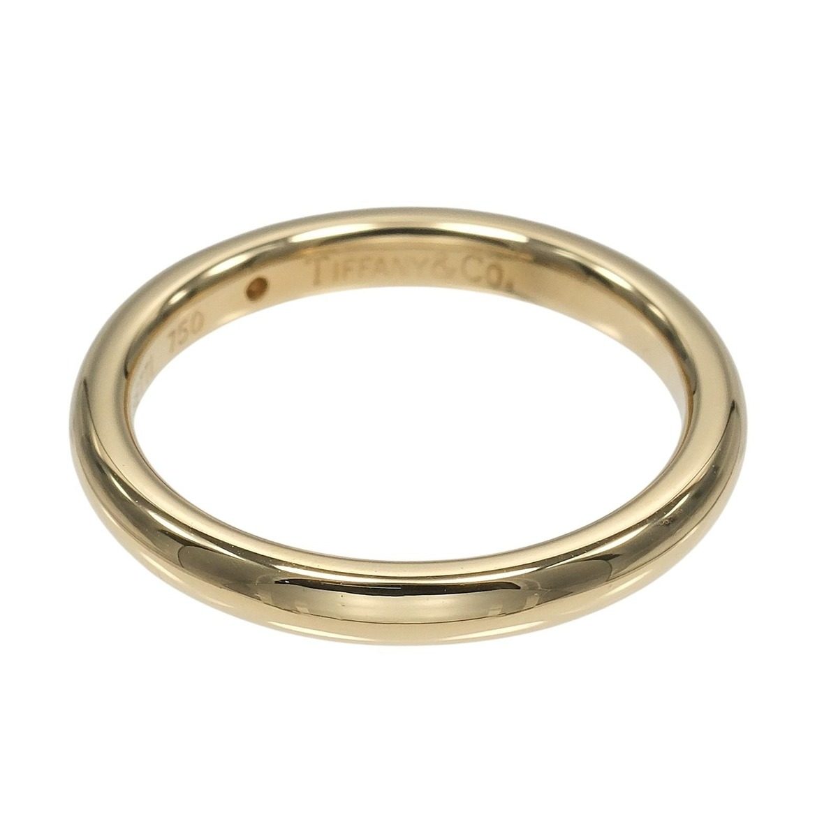 Tiffany & Co Stacking Band 18k Yellow Gold Diamond Ring — view 9