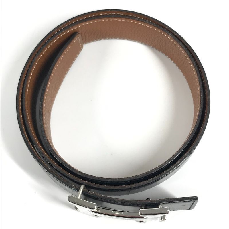 Hermes Belt H Belt H Belt Leather Black