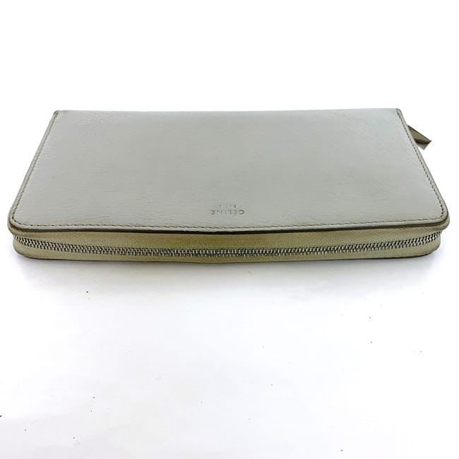 Celine Round Zipper Long Wallet Large Zip Multi Function