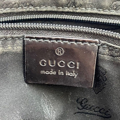 Gucci Shoulder Tote GG Canvas Black A4 Business Travel — view 8