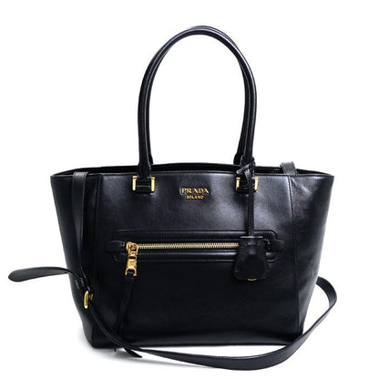 Prada 2-Way Shoulder Bag Black 1 Bg227