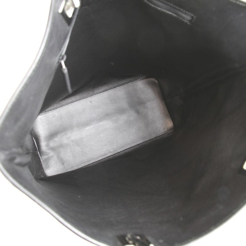 Gucci 0021098 002404 Tote Bag Satin Black