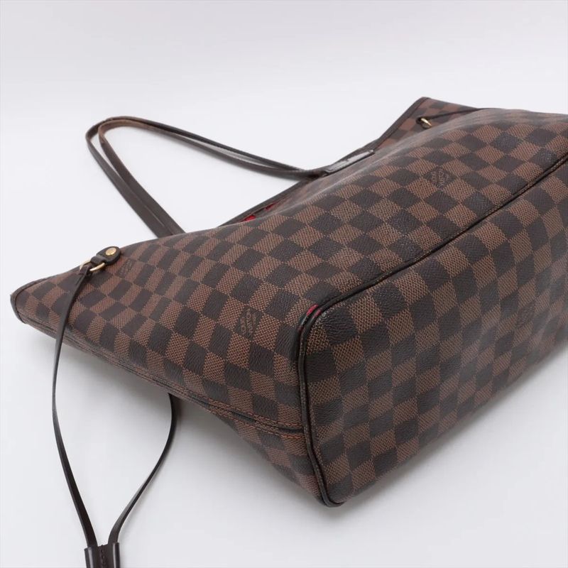 Louis Vuitton Damier Neverfull MM M51105 Leather Tote Bag Shoulder Hand A4
