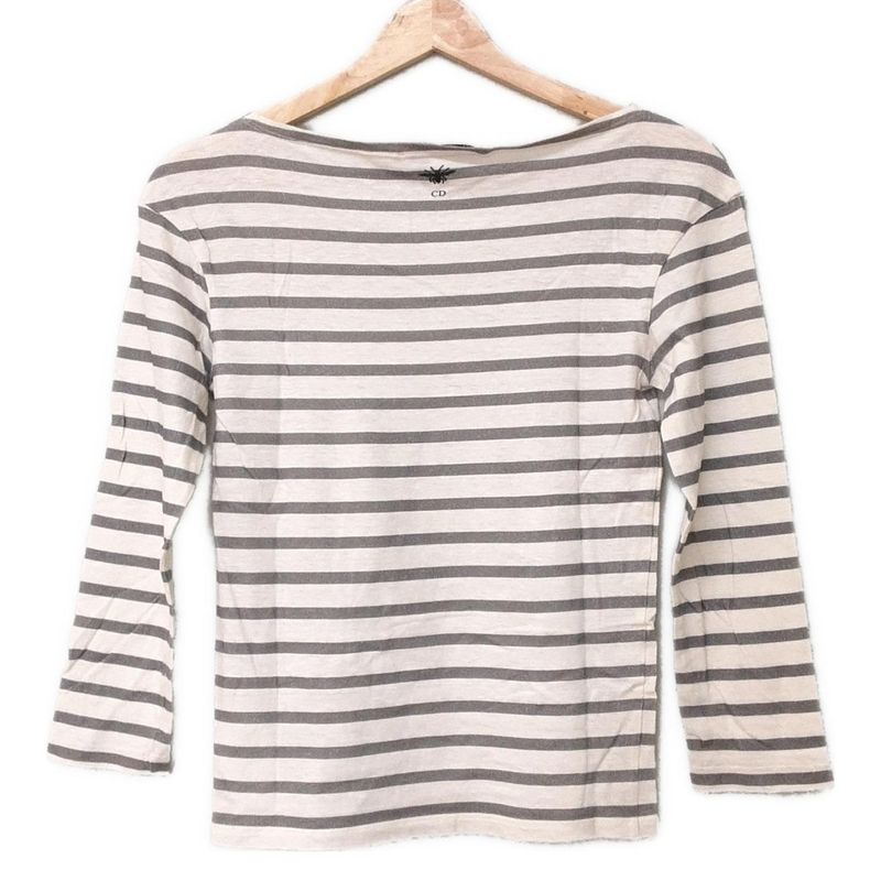 Dior/christian Dior Seventh Sleeve T-shirt Size XS Women - 023t05a4430 Ivory
