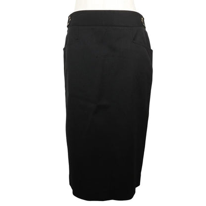 Gucci Wool And Polyurethane Black Women's Skirt