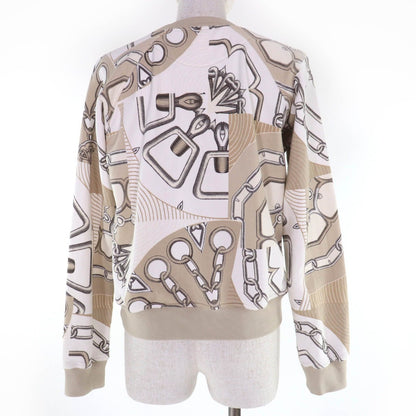 Hermes Kaleidoscope Effect Cotton Sweatshirt Beige 38 — view 4