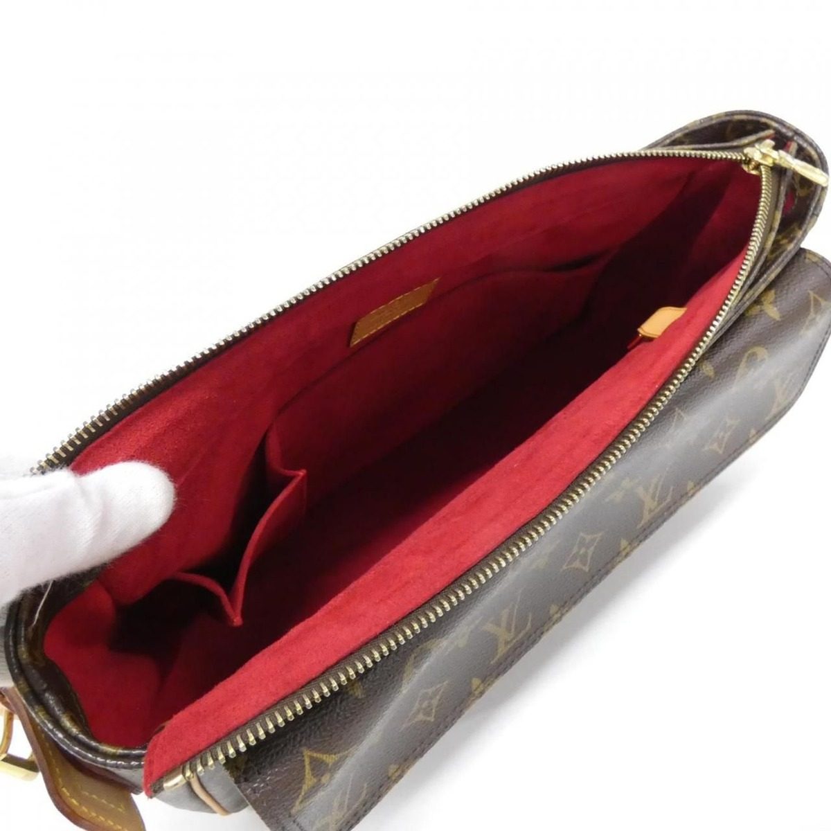 Louis Vuitton Monogram Viva-Cite GM Shoulder Bag — view 6