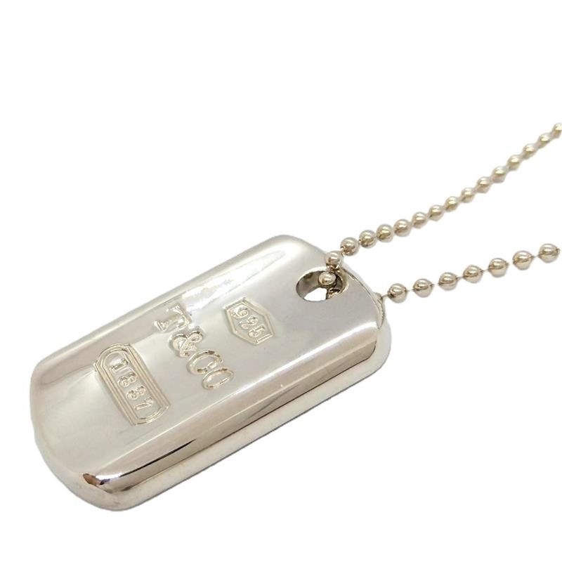 Tiffany & Co Tiffany & Co 1837 Dog Tag Necklace Sv925 229g Silver