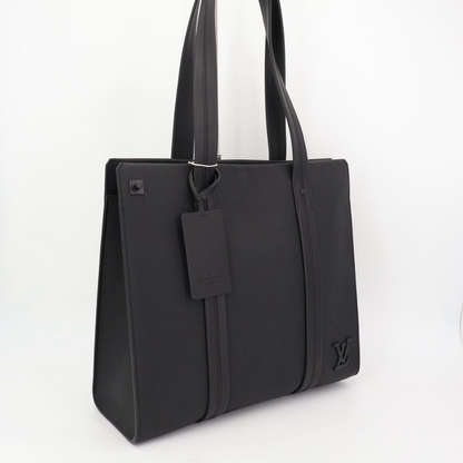 Louis Vuitton Aerogram Take Off Tote Leather Tote Handbag