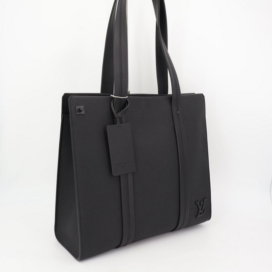Louis Vuitton Aerogram Take Off Tote Leather Tote Handbag
