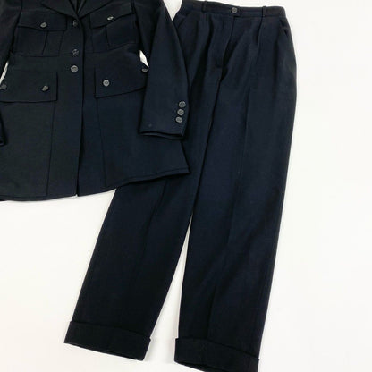 Chanel Style Up Jacket Pants Set 36 Black — view 5