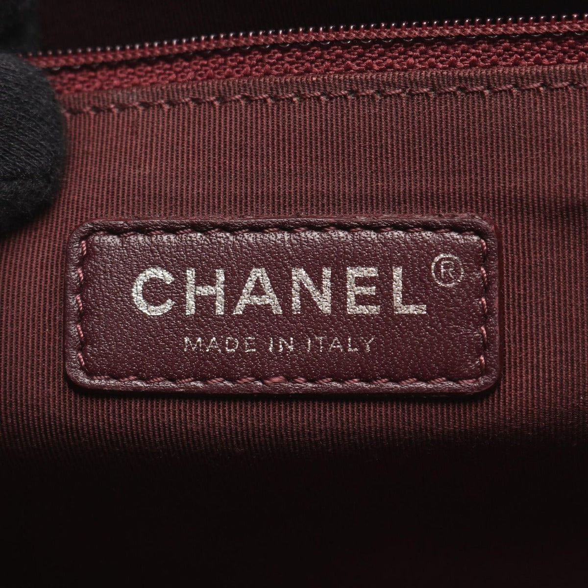 Chanel Shoulder Bag Quilted Big CC Logo Black Lambskin — view 4
