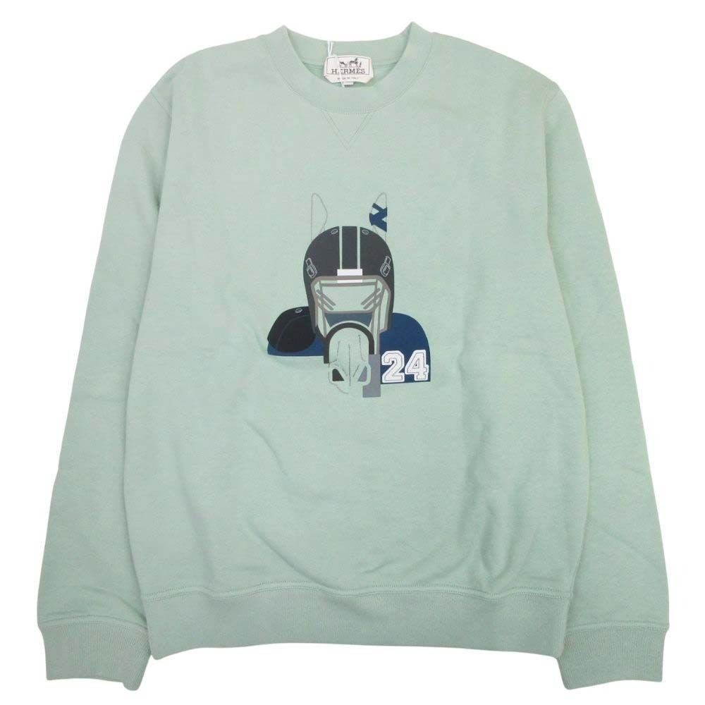 Hermes Quarterb'h Quarterbash Sweatshirt Pullover Trainers Top Fleece Lining M