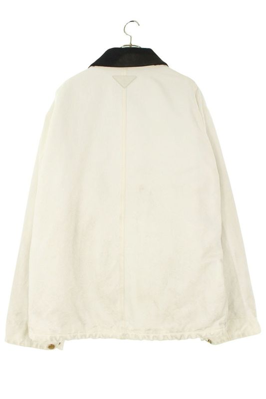 Prada 24AW Sgc698 Vintage Finish Cotton Blouson Men's L