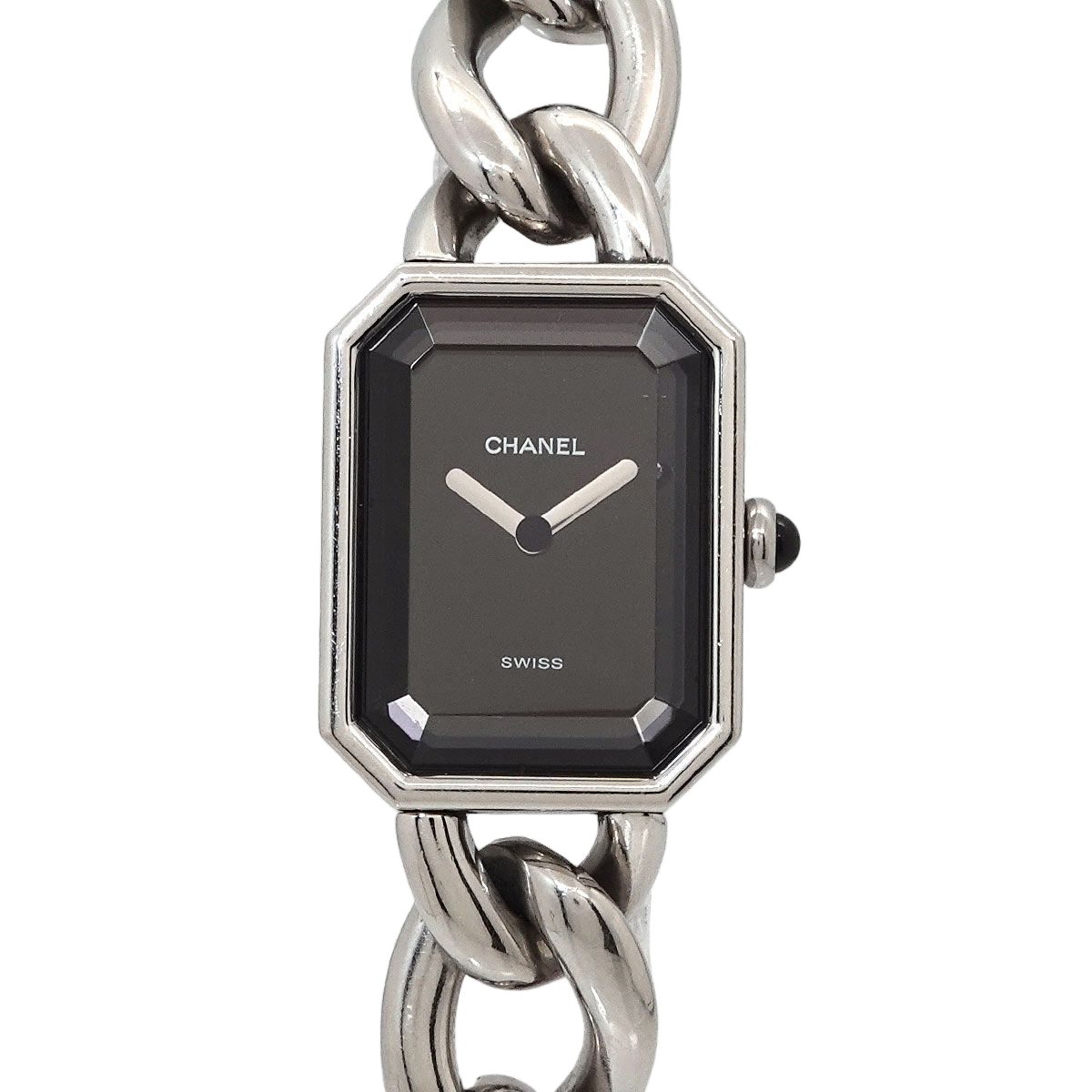 Chanel Premiere L Vintage Watch Black Quartz