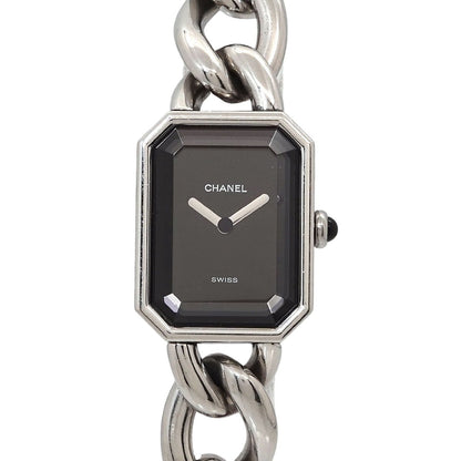 Chanel Premiere L Vintage Watch Black Quartz