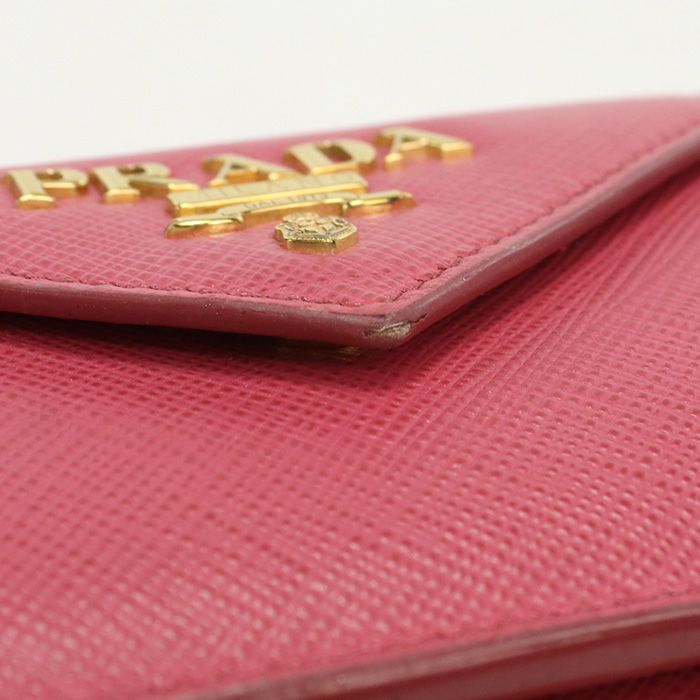 Prada Saffiano Leather Wallet 38000 Pr80365 Tri-fold Wallet Leather Saffiano