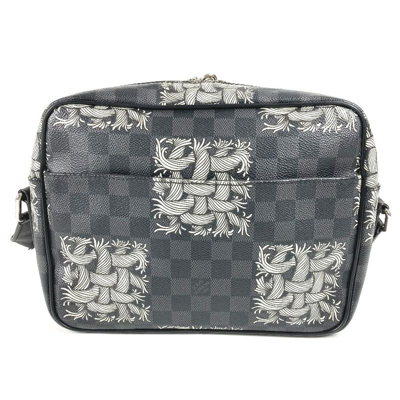 Louis Vuitton Shoulder Bag Nile PM Nile PM N41572 Damier Graphite Canvas Black