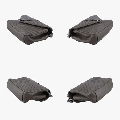 Yves Saint Laurentyves Saint Laurent College Grey Leather 428056 Dmr4280560516