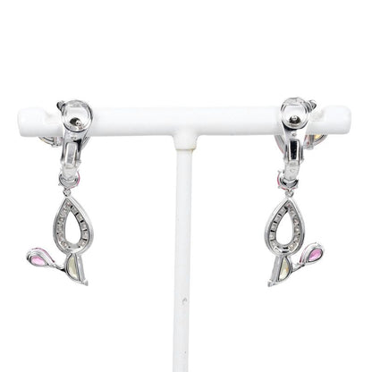 Cartier Sorbet 18kwhite Gold X Diamonds X Multi-stone Ladies 9.5g Earrings
